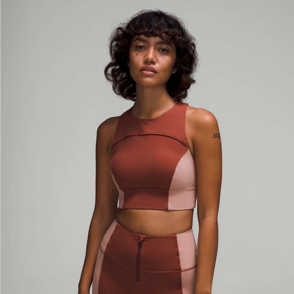 Lululemon Hike to Swim Bra Ancient Copper / Pink Clay / Ancient Copper
